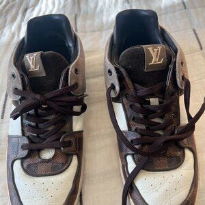 Louis Vuitton Sneakers Black Damier GO 0191  US 10